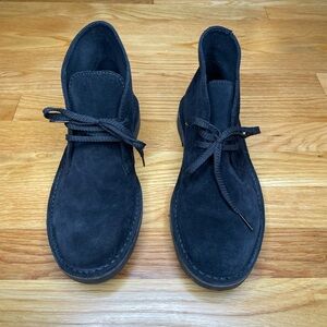 Clarks Men's Black Suede Chukka Boots - 7.5